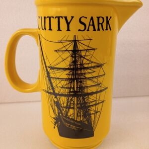 Yellow Ceramic Pitcher